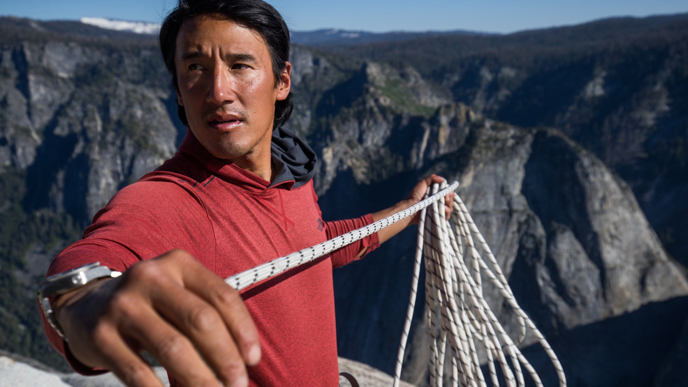Jimmy Chin has filmed and photographed some of the world's most astounding rock climbs. 