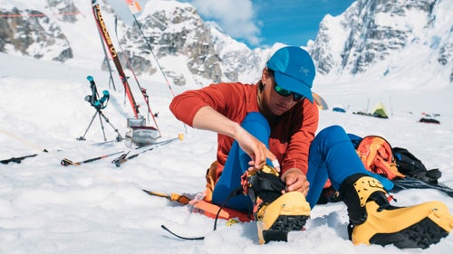 On June 7, Bono left basecamp at 6 a.m. and was able to make it to 18,100 feet in just 11 hours, 9 minutes. But a storm was fast approaching. “The wind was blowing 30 miles per hour and I knew it was just going to get worse,” she says. She turned around and headed back to basecamp.