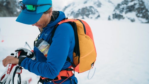 At 6 a.m. on June 13, Bono checked her watch and set out for the summit. Early on, she was forced to break trail through a foot of recently fallen snow. “I’d taken a bunch of Aleve because I knew my hip was going to hurt,” she says. “It made it much better.” As she started up the fixed line at 15,800 feet, the water that she was keeping warm inside her coat fell out and careened down the mountain and out of sight. She was lucky to pass a friend who gave her half a liter, the only water she’d have for the next 10 hours. Then, at 19,700 feet, she bonked. She’d only consumed about 1,700 calories, mostly in the form of sports gels. “I was dehydrated and I should have brought more food,” she says.