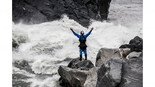 This rapid is called Malopa. An unstable road traverses high up the gorge wall, and bodies of cars and signs of tragedy litter the roadside. For us, it signaled the start of the Rondu Gorge and days of steeper gradients and bigger water.