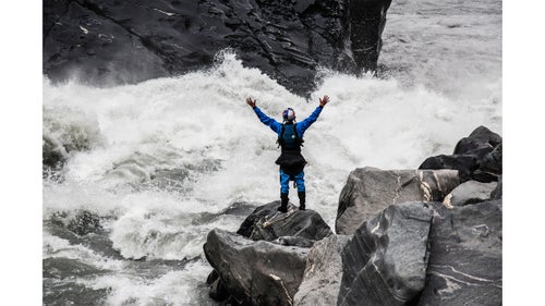 This rapid is called Malopa. An unstable road traverses high up the gorge wall, and bodies of cars and signs of tragedy litter the roadside. For us, it signaled the start of the Rondu Gorge and days of steeper gradients and bigger water.