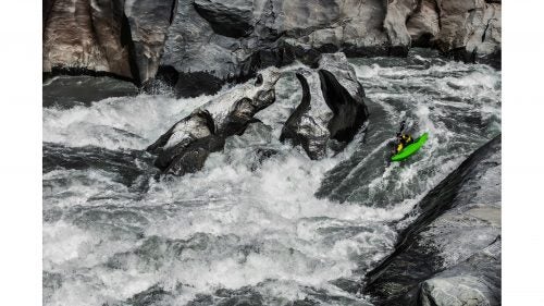 What struck us most about the Indus was its relentlessness. Around every corner was another massive Class V rapid. Sometimes you had to be creative to find a line amid the chaos.