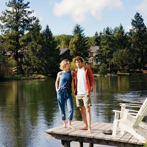 Bend, Oregon power couple Lauren Fleshman and Jesse Thomas.