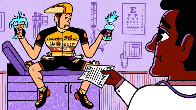 Could all those sugary sports drinks and gels put athletes at higher risk of developing diabetes?