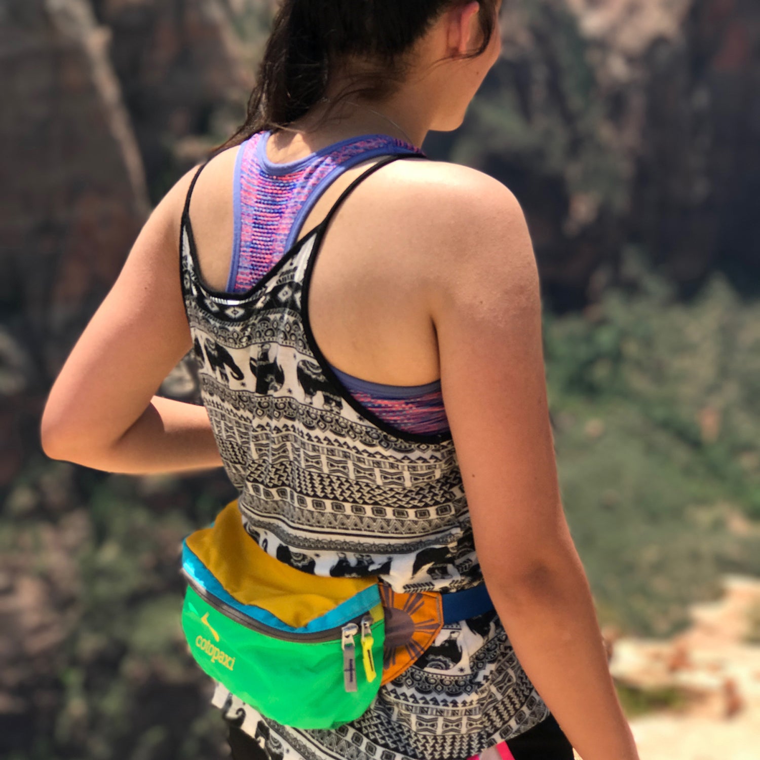 If you're going to go fanny pack, go all the way.