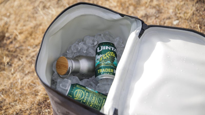 The 25-liter cooler backpack can keep a couple six packs cold for up to 48 hours.