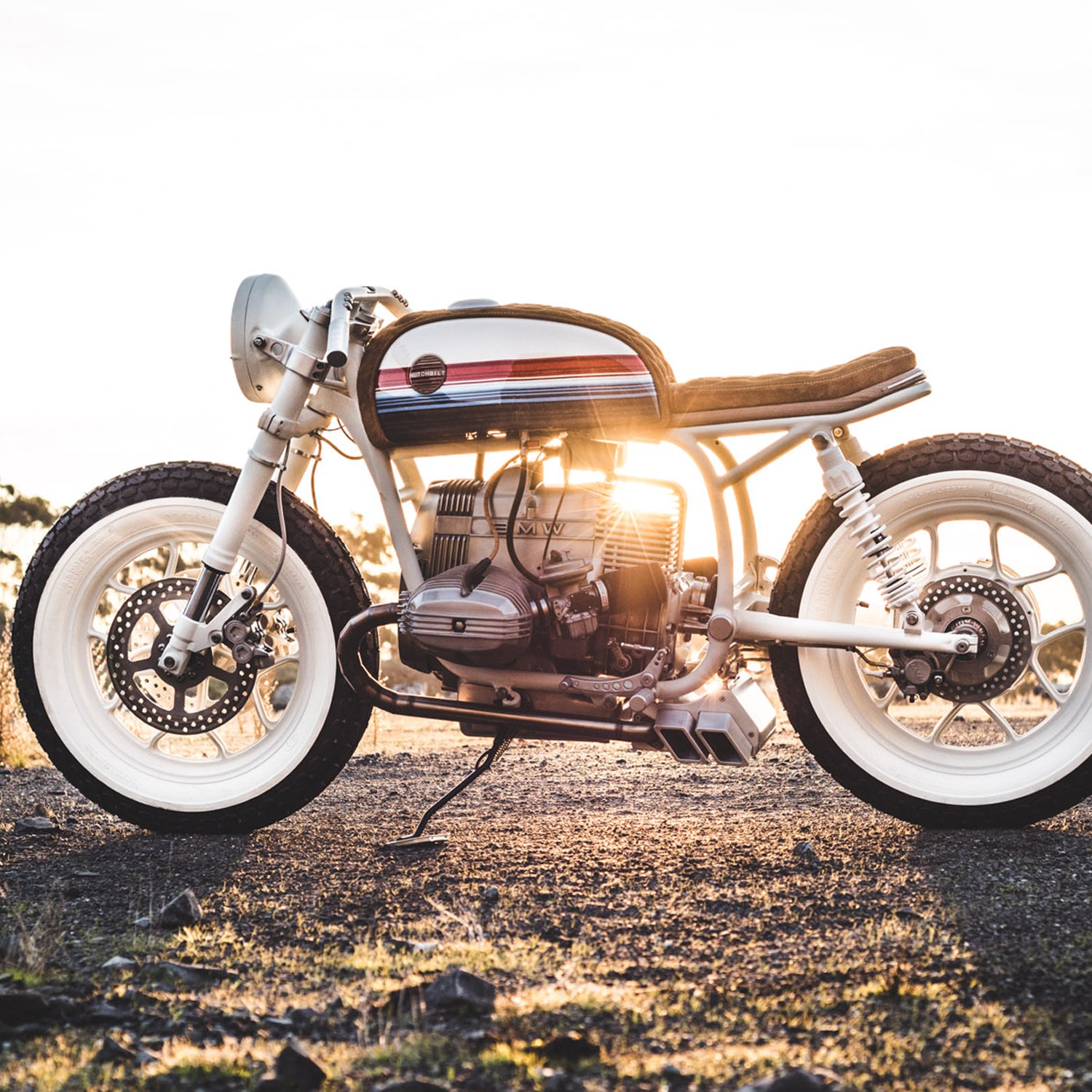 The Mexican blanket style gas tank rounds out this bike.