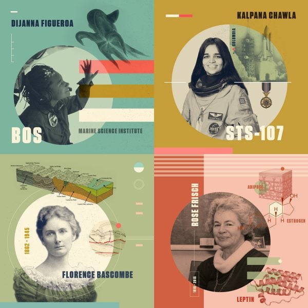 Marie Curie shouldn't be the only woman scientist's name you know.