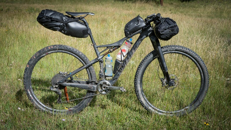 Specialized's Stabilizer Seatpack 10, Drypack 13, and Top Tube Pack 0.75.