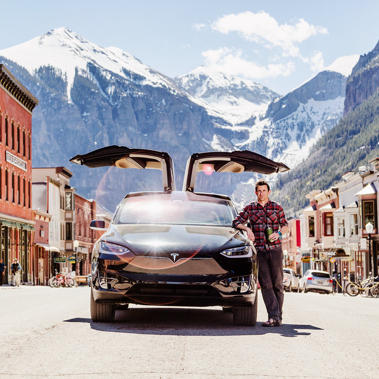 The author in downtown Telluride, Colorado.