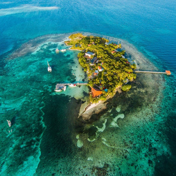 Hatchet Caye Island