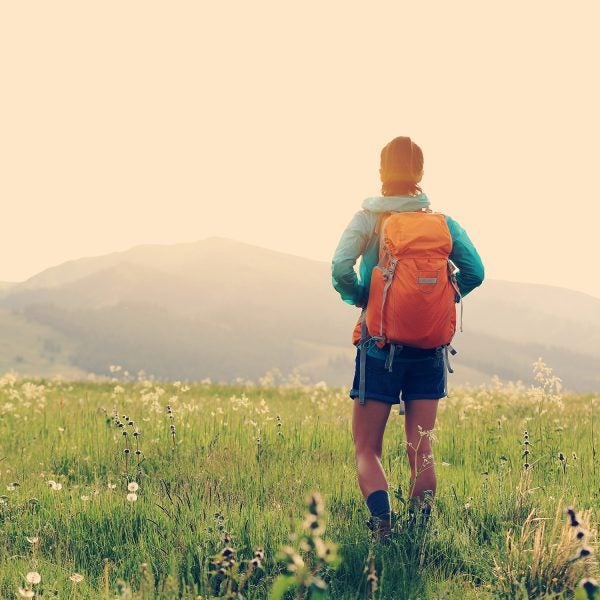 A walk in the woods is a superb way to build endurance and strength.