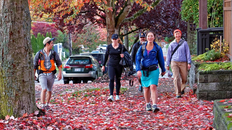 Thomas’ high profile in long-distance hiking circles has attracted an entourage in Seattle.