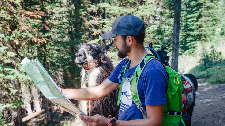 On Backpacking with an Anxiety Llama Outside Online