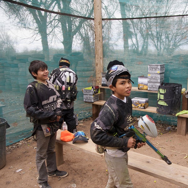 Paintball offers a clear grounding for the kids of Chinle.