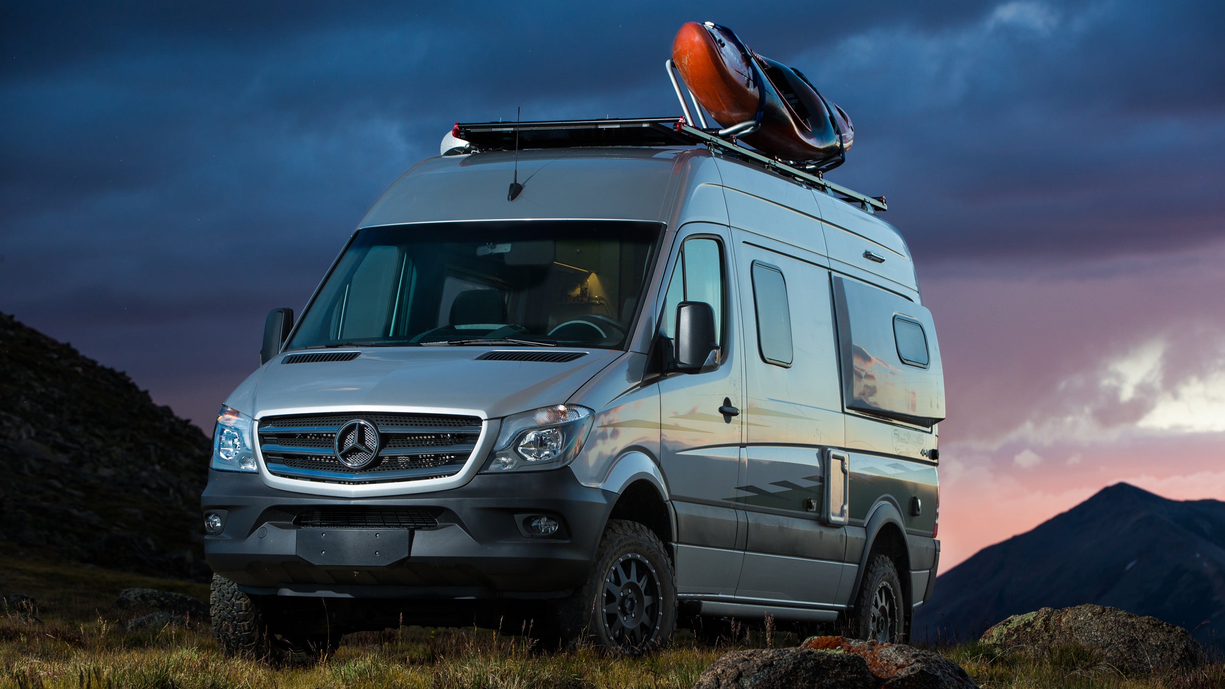 A fully-featured adventure vehicle. 