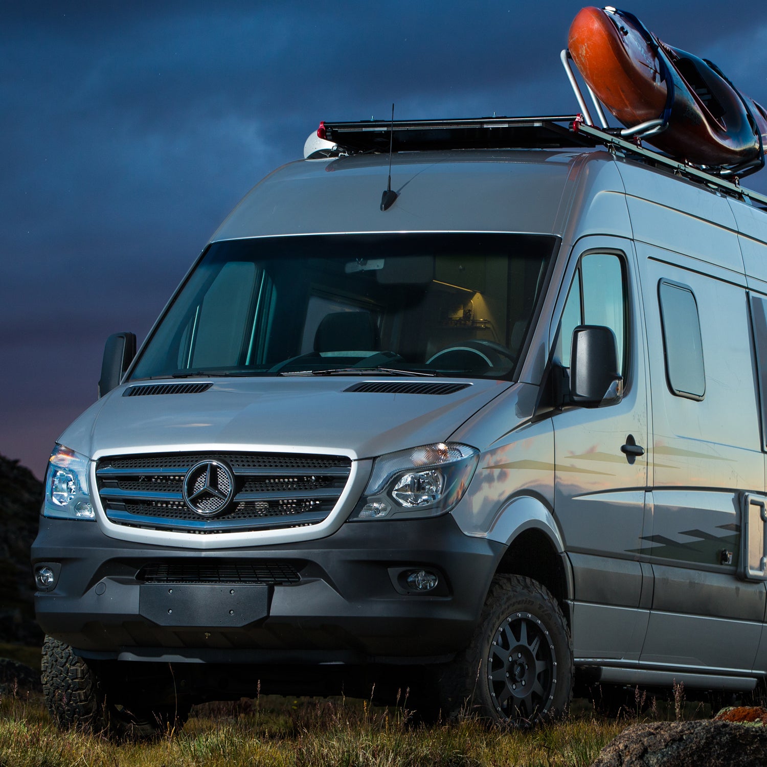 A fully featured adventure vehicle.