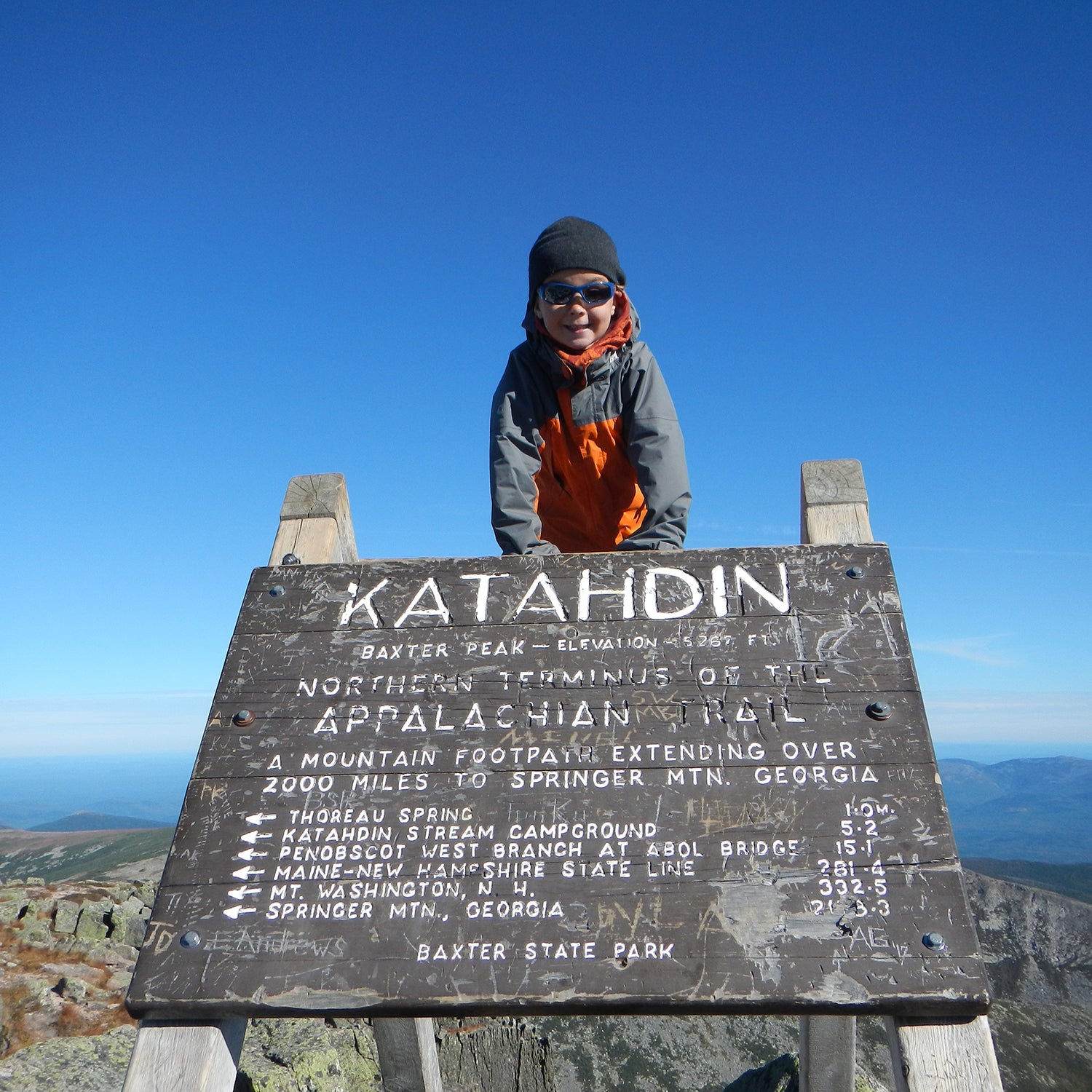 Thomas was five when he started hiking the 2,189-mile Appalachian Trail.