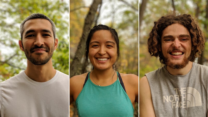 The Pixel 2 uses software to imitate the sought after "bokeh" background blur found on expensive large aperture lenses.