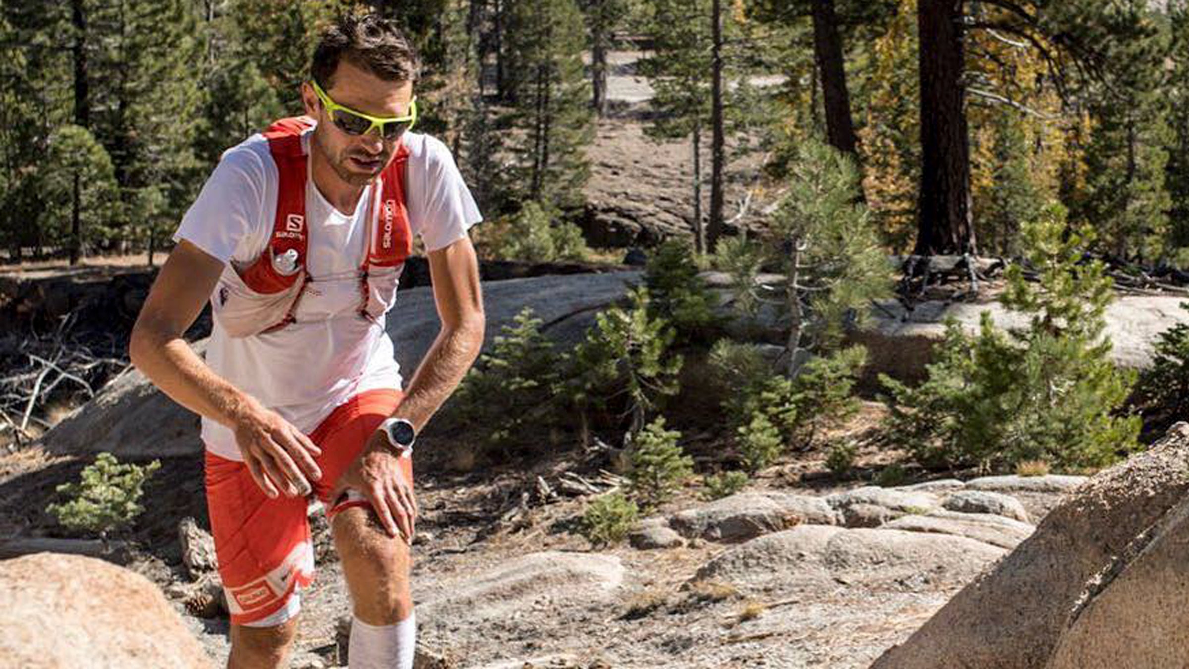 D'Haene powers through the third day of the journey.