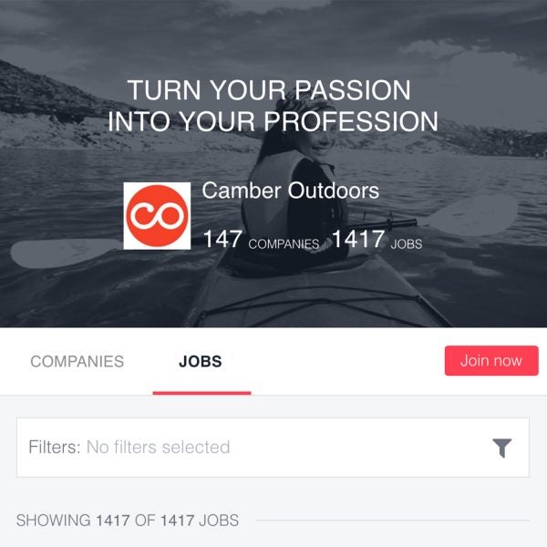 Camber Outdoors is committed to creating opportunities for women in the outdoor industry.