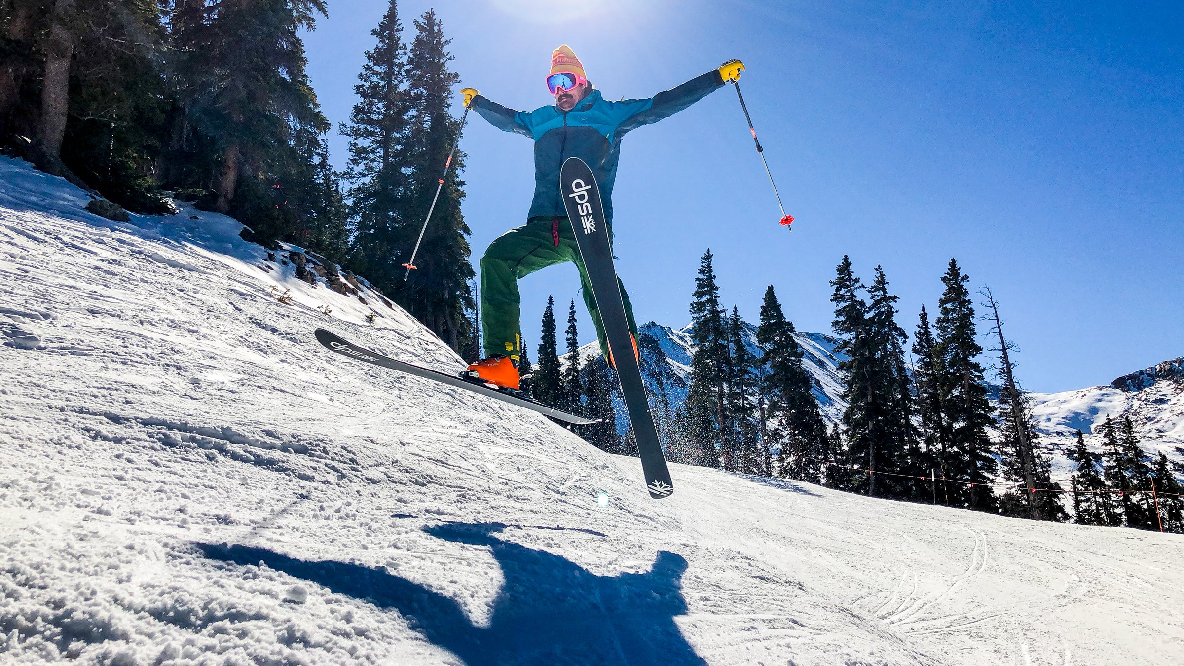 You'd be this happy too if you never had to wax your skis again.