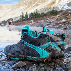 The Merrell Chameleon 7 performed more like a trail runner than the mid-ankle hiker it is on the way to the Conundrum Hot Springs.