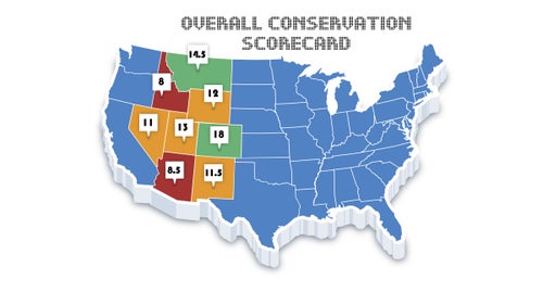 The results look at what states are doing well when it comes to public lands protections, as well as how they can improve.