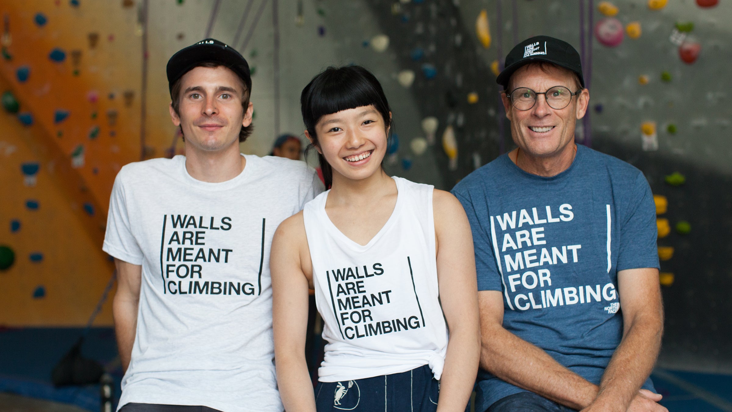 the north face walls are meant for climbing