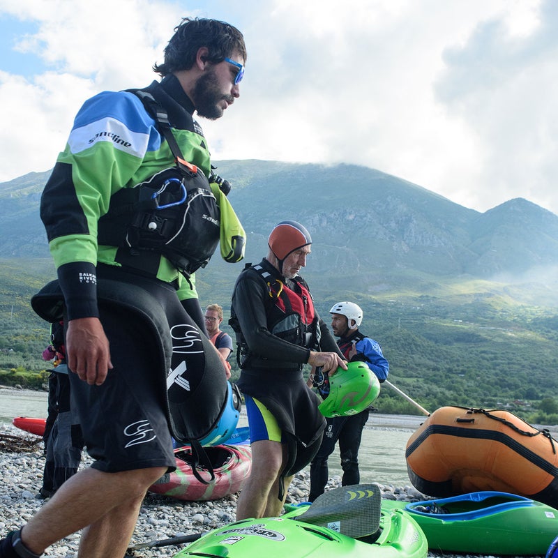 Rok Rozman, left, is a biologist and river activist in Albania. âItâs not just about snails and fish,â Rozman says of planned dams on the Vjosa. âItâs about people, because we depend on the rivers.â