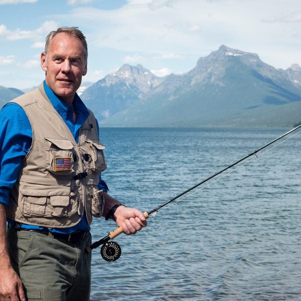 Secretary Zinke at Montana’s Glacier National Park.