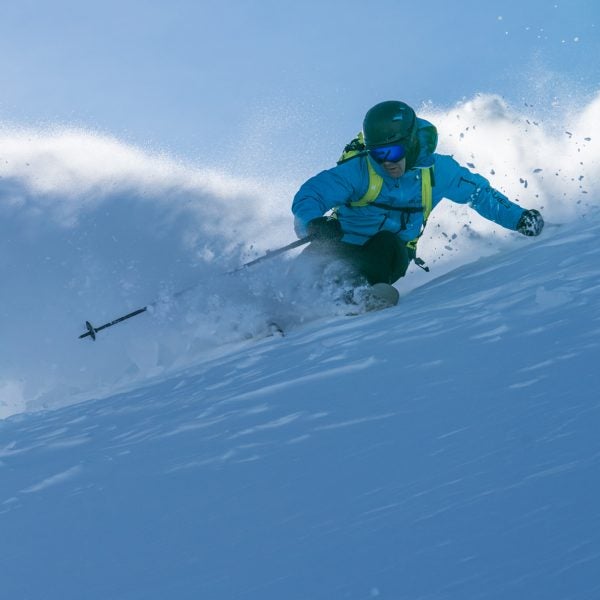 Chris Rubens shredding Alta on the new Salomon S/Lab Shift binding.