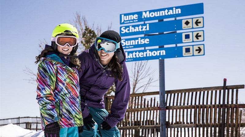 For a mammoth California skiing experience without all the extras, go to June.
