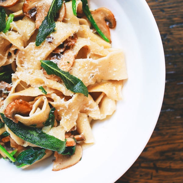 Even old school white noodles have a place at the table.