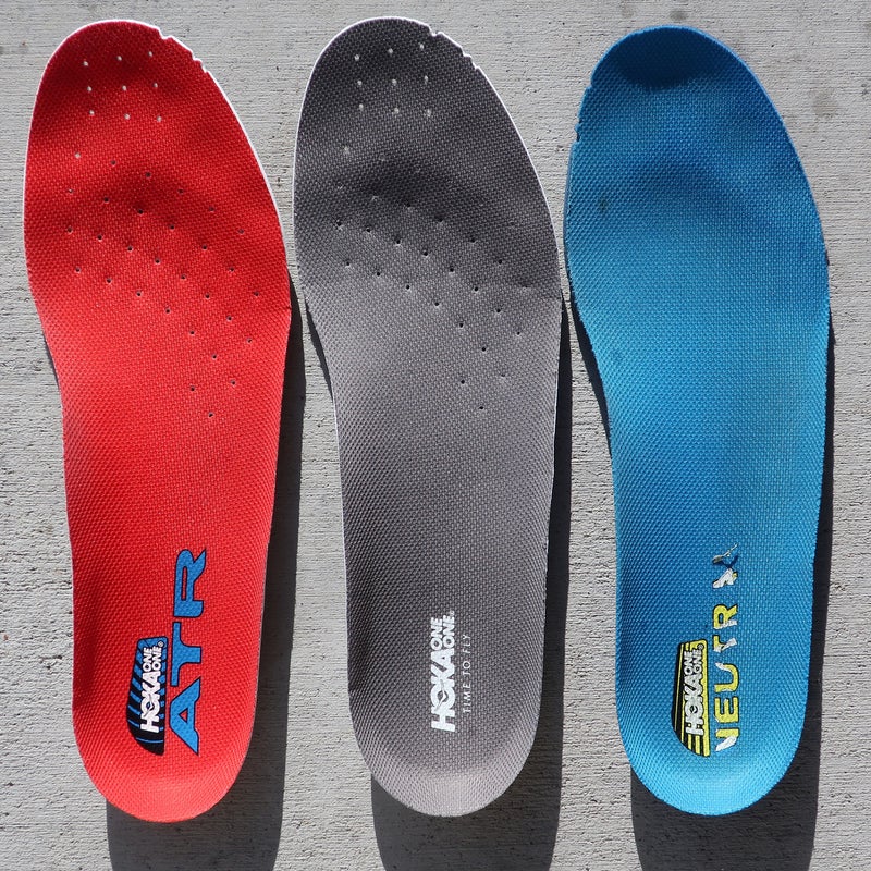 The Cavu shares the same last and similar sock inserts as the new Challenger ATR 4 (red) and Clifton 4 (right). It fits most similar to the Challenger, but doesn’t feel similar to either.