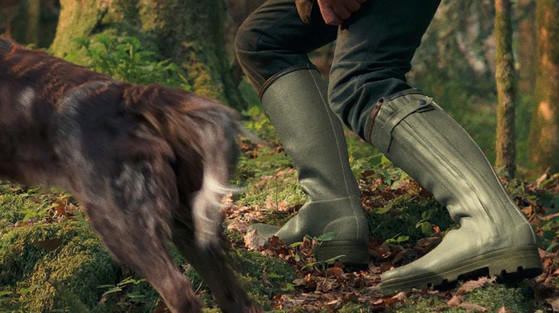 Unlike other rubber boots, Le Chameau builds it like a proper item of technical footwear. The lower is stiff and supportive, while the upper flexes for freedom of movement, while still providing ankle support. Yes, you can hike and even run in them for short distances.