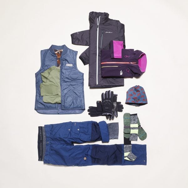 In variable conditions, layers are always the key to keeping cozy.