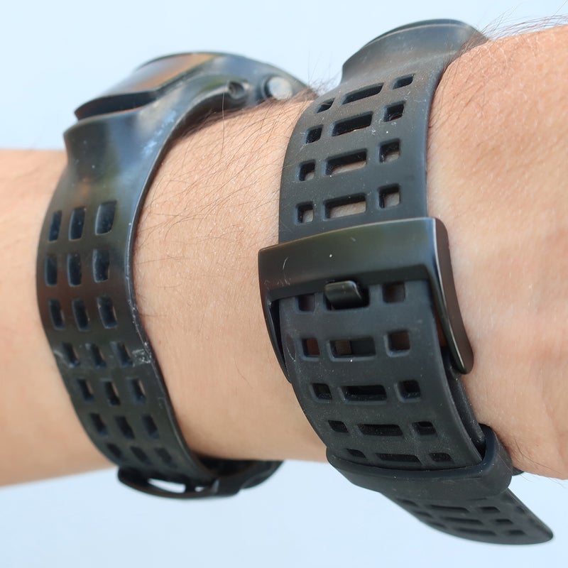 The wrist strap on the Ambit3 Peak is softer and more pliable. I did not mind the Ambit2 strap, but it was relatively rigid and plastic-y hard.
