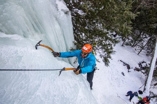 Before long you'll be swinging like a pro. Feedback from the groups allow for continuous forward progression while up on the wall. Excitement for the person climbing is universally felt throughout the entire class.
