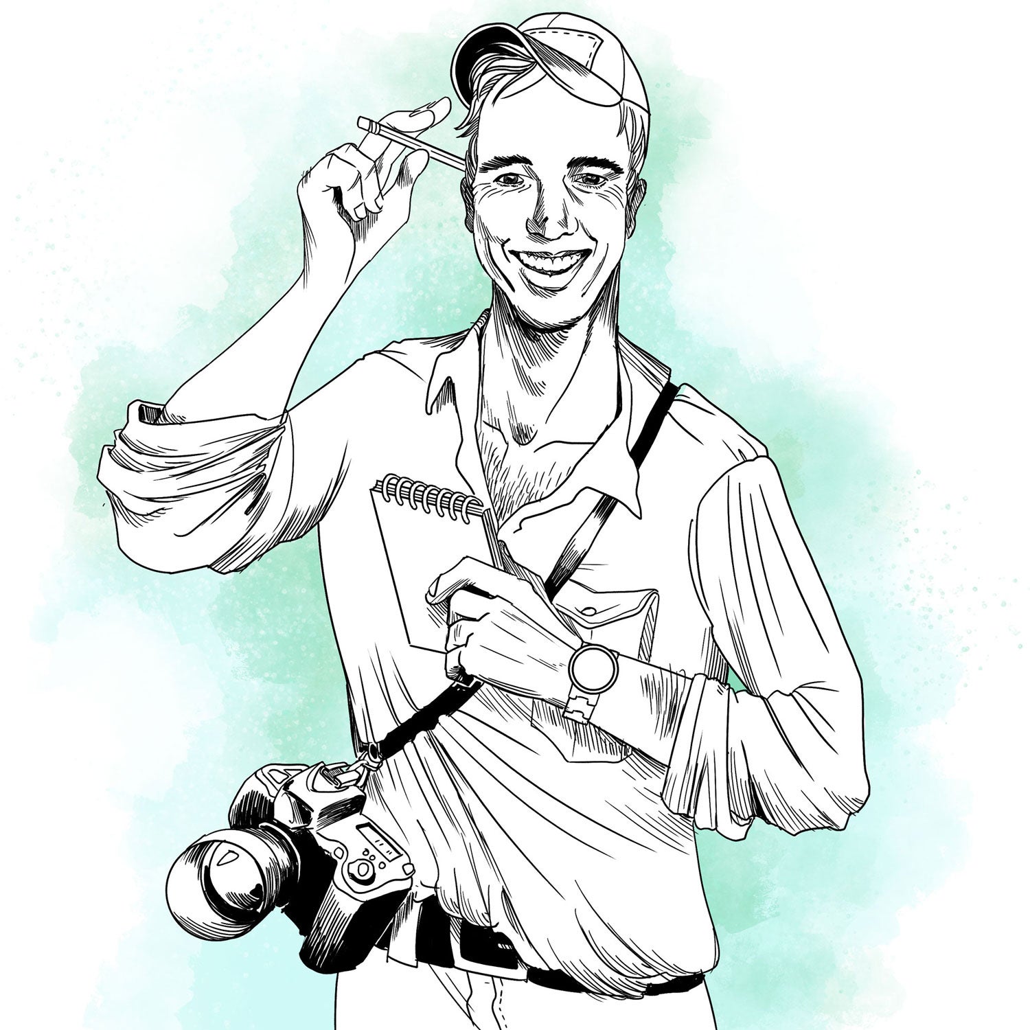 Dan Buettner illustration