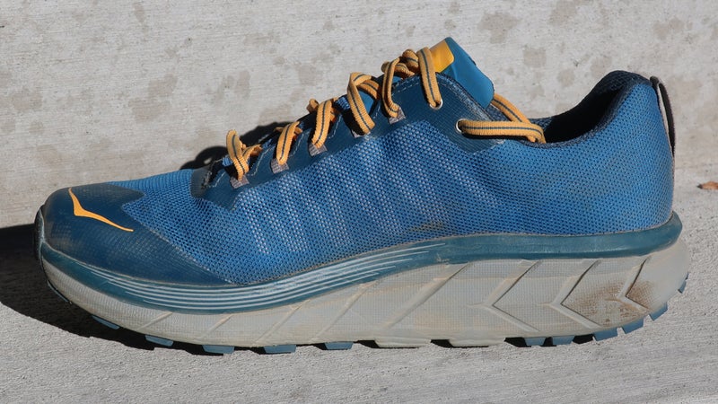 The ATR 4's midsole is firmer than previous Hoka models, but it's still generously cushioned, with a stack height of 31/26mm from heel to toe.
