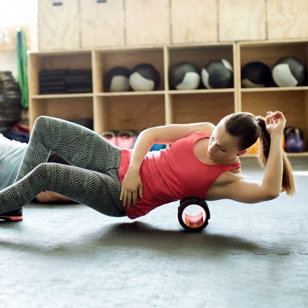 Nice abs. But after all that time in the gym and on the trails, I bet you’re sore.