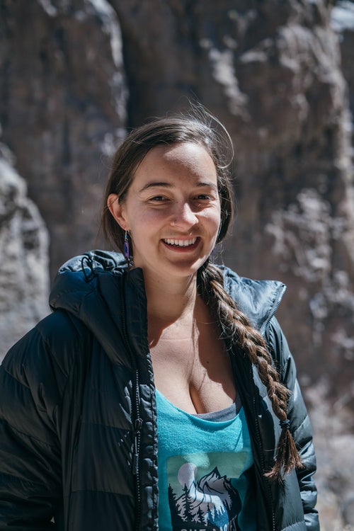 “The Women’s Climbing Festival is important because you can’t be what you don’t see. Here, I run into all these inspiring women who encourage me to be stronger and more confident. I don’t actually climb with a lot of women, so it’s really neat to get to see women are out there crushing, especially the ones from within the industry. It’s great for networking and connections, and you get to meet your heroes. Emily Harrington has been my girl crush forever and when I met her on the first day, I was too nervous to say hi.”