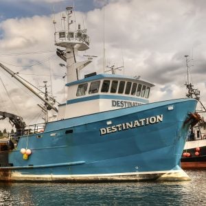 The FV Destination shown unloaded on April 23rd, 2016