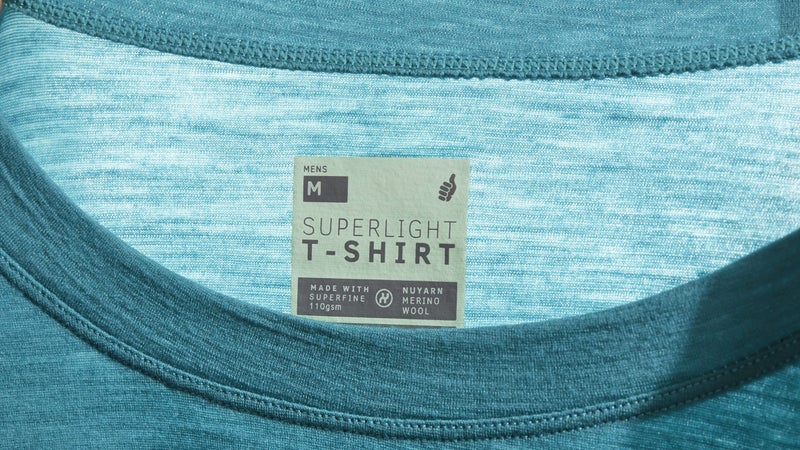 Ultralight merino should really be ultralight. You aren't relying on it for insulation—you're using it to wick sweat away from your skin.
