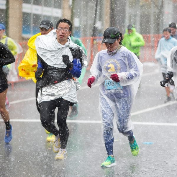 Here are some things to consider if you find yourself at the starting line of a race with similar conditions to Boston.
