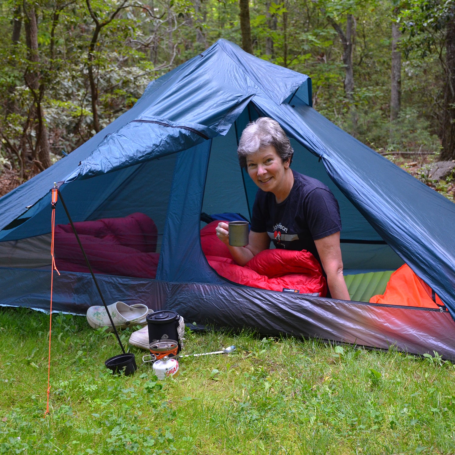 Gross just wanted a lightweight tent that didn’t sacrifice on comfort.