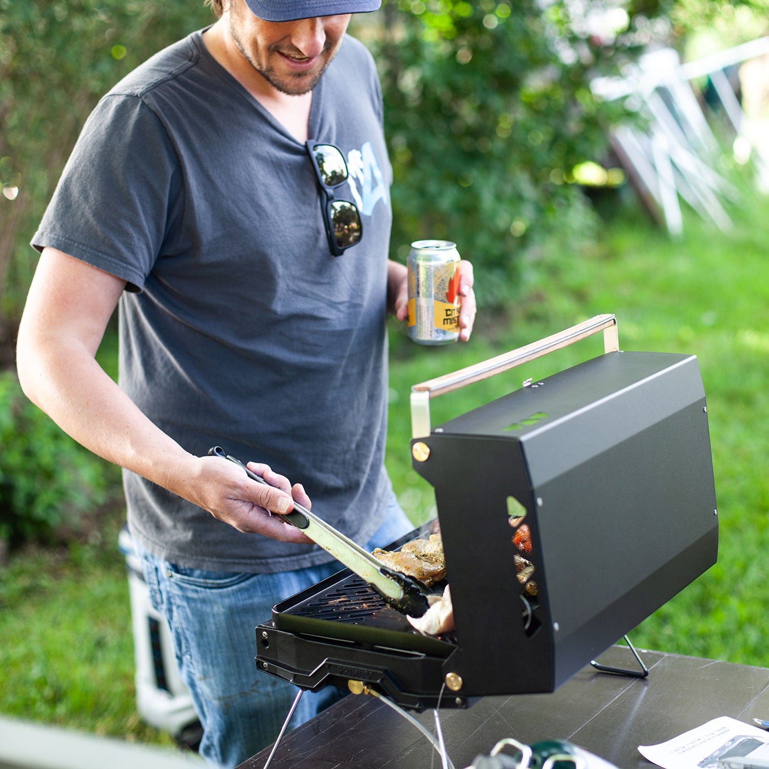 A BBQ doesn’t have to be limited to the backyard.