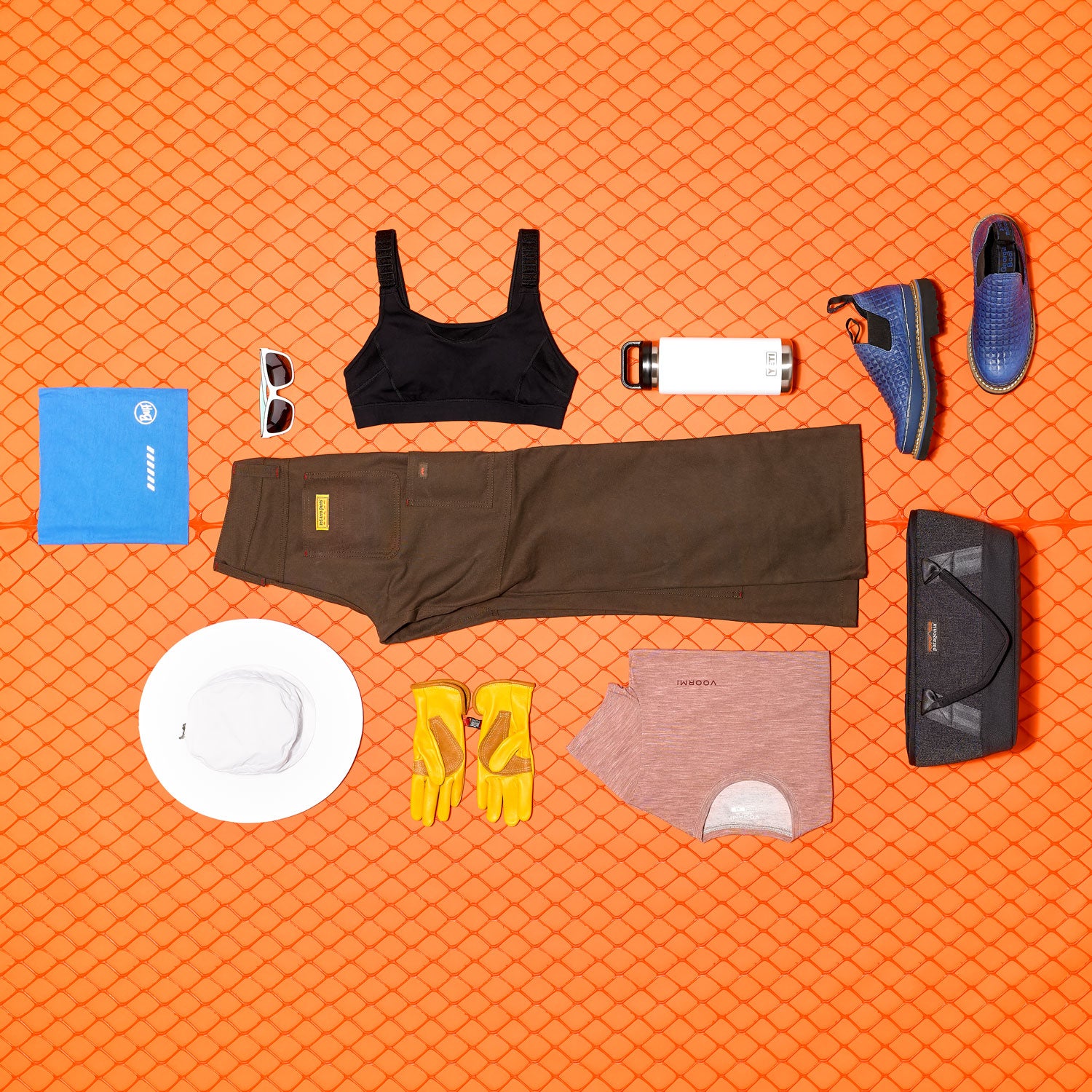 Clothes and tools for toiling at the ranch, on the trail, or in your backyard