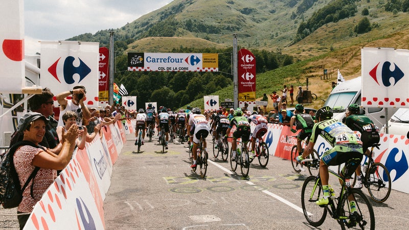The peloton rolls on.